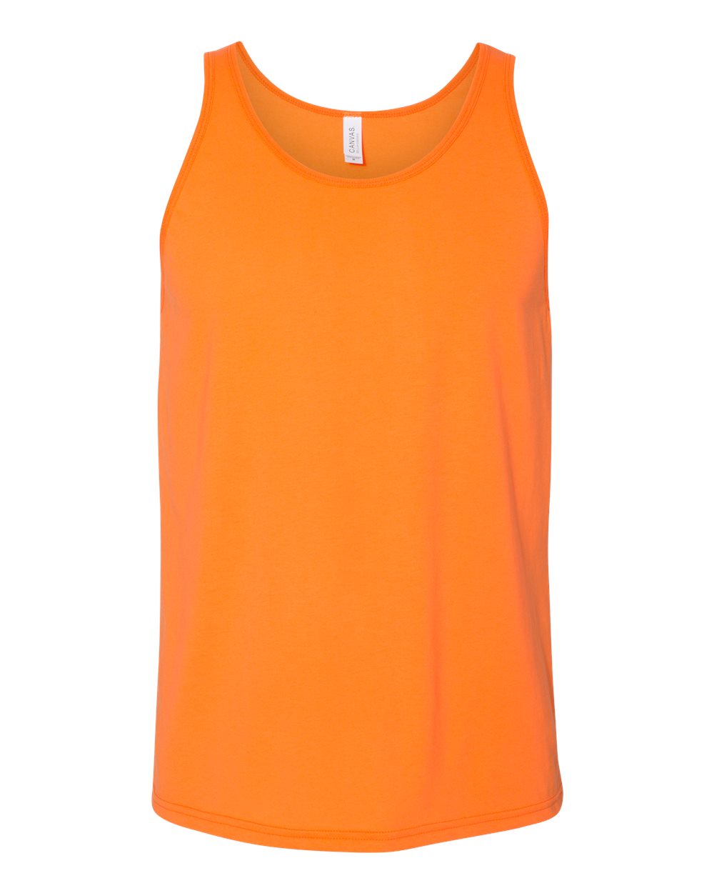 BELLA+CANVAS 3480 Unisex Jersey Tank in Neon Orange