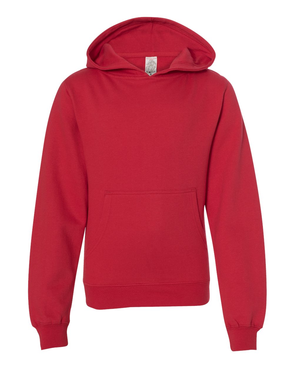 Independent Trading Co. Youth Midweight Hooded Sweatshirt SS4001Y in Red