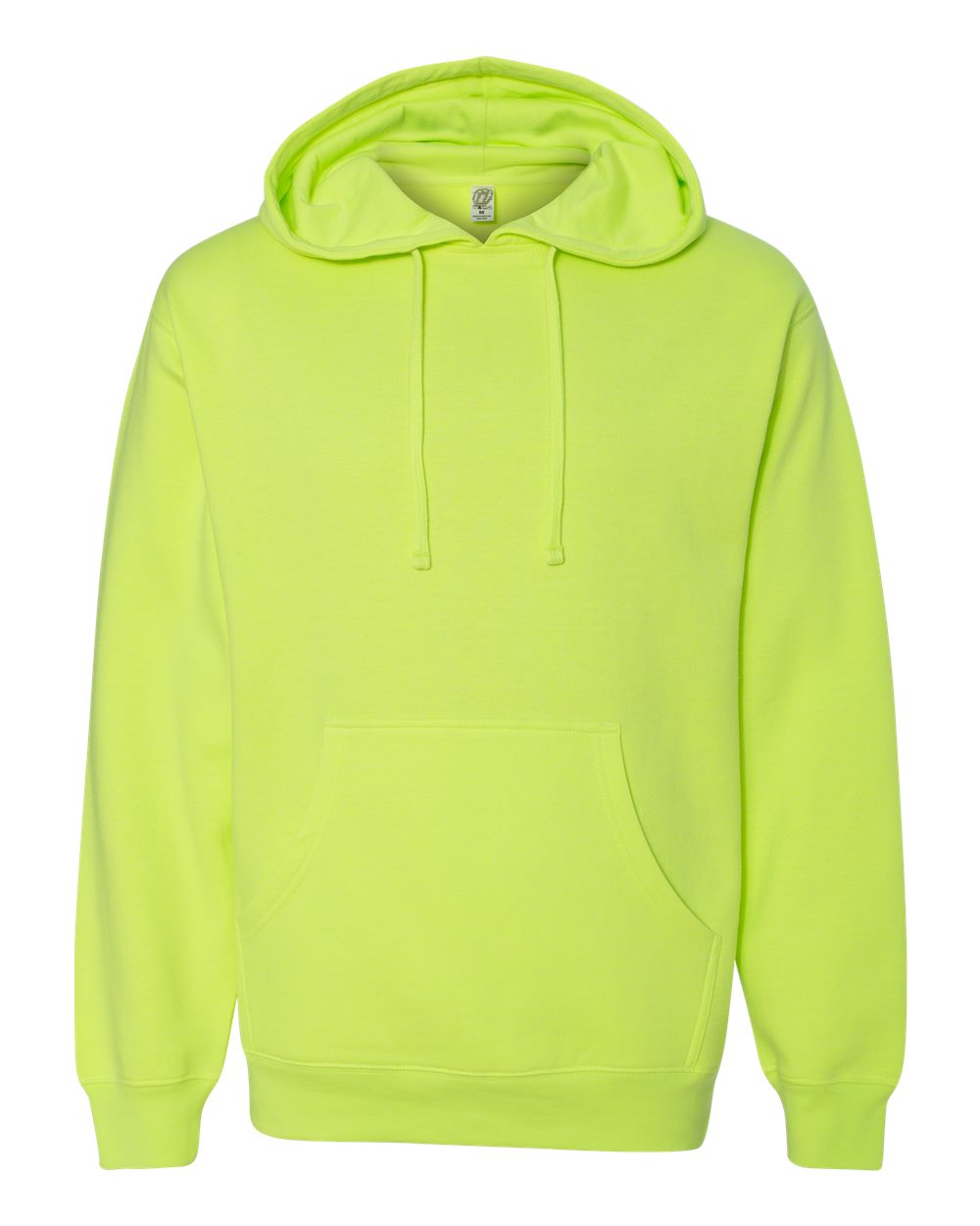 Independent Trading Co. Midweight Hooded Sweatshirt SS4500 in Safety Yellow