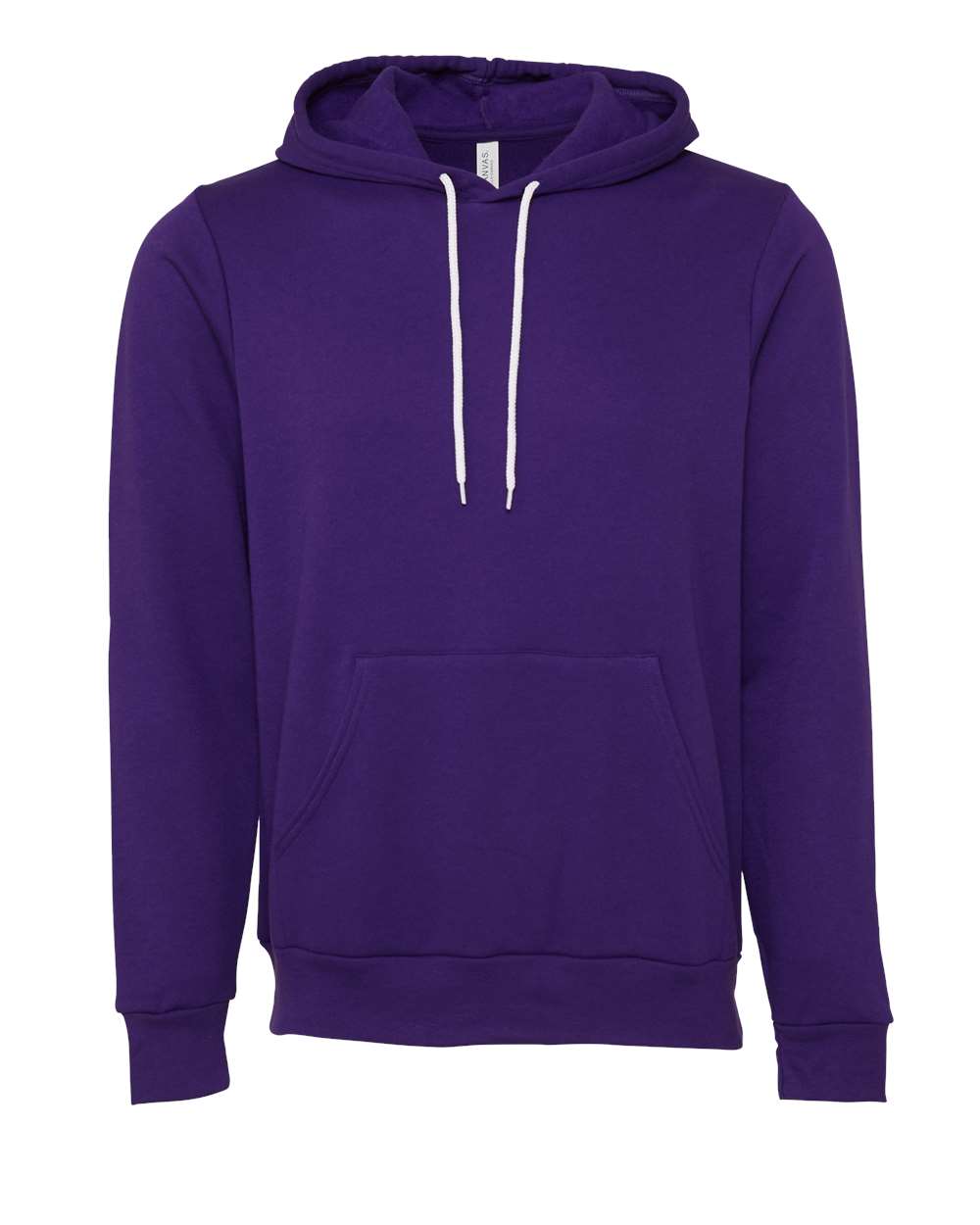 BELLA+CANVAS Sponge Fleece Pullover Hoodie 3719 in Team Purple