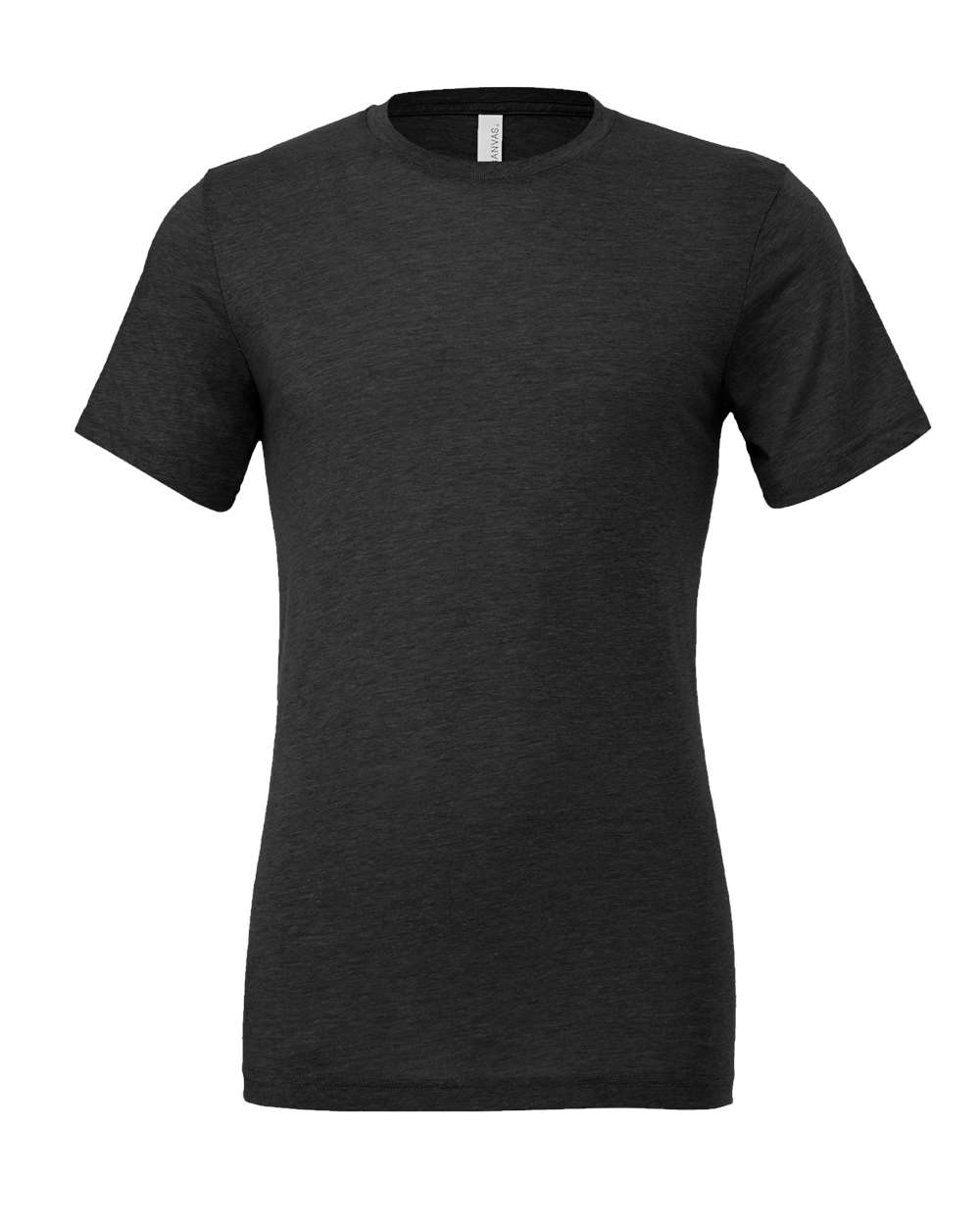 BELLA+CANVAS 3413 Triblend T-Shirt in Solid Dark Grey Triblend