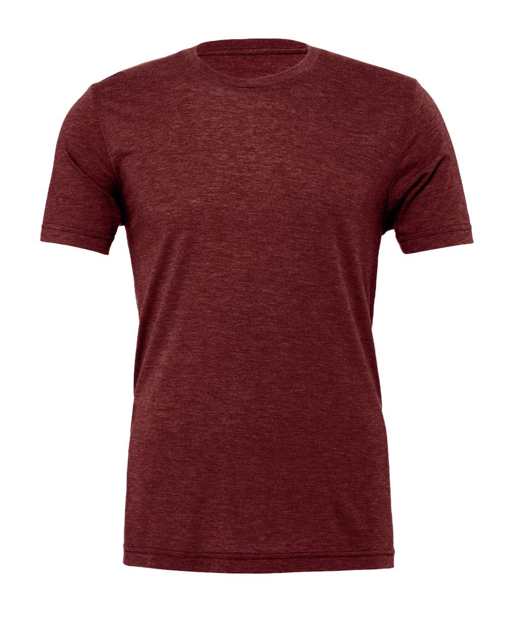 BELLA+CANVAS 3413 Triblend T-Shirt in Cardinal Triblend
