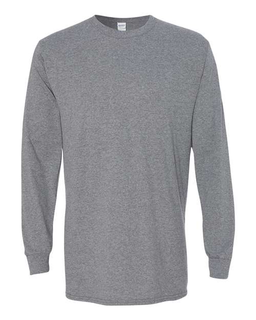 Gildan 5400 Heavy Cotton Long Sleeve T-Shirt in Graphite Heather