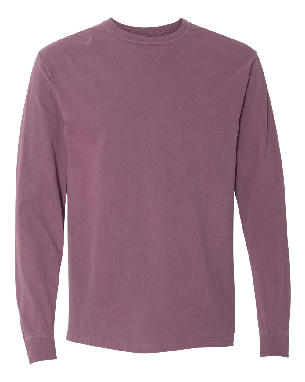 Comfort Colors 6014 Garment-Dyed Long Sleeve T-Shirt in Berry