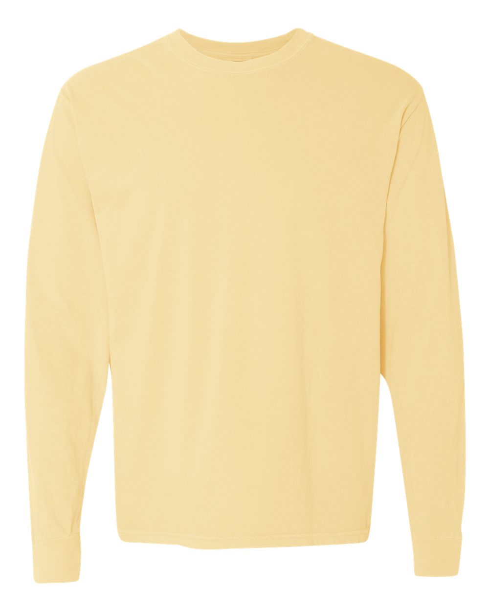 Comfort Colors 6014 Garment-Dyed Long Sleeve T-Shirt in Butter