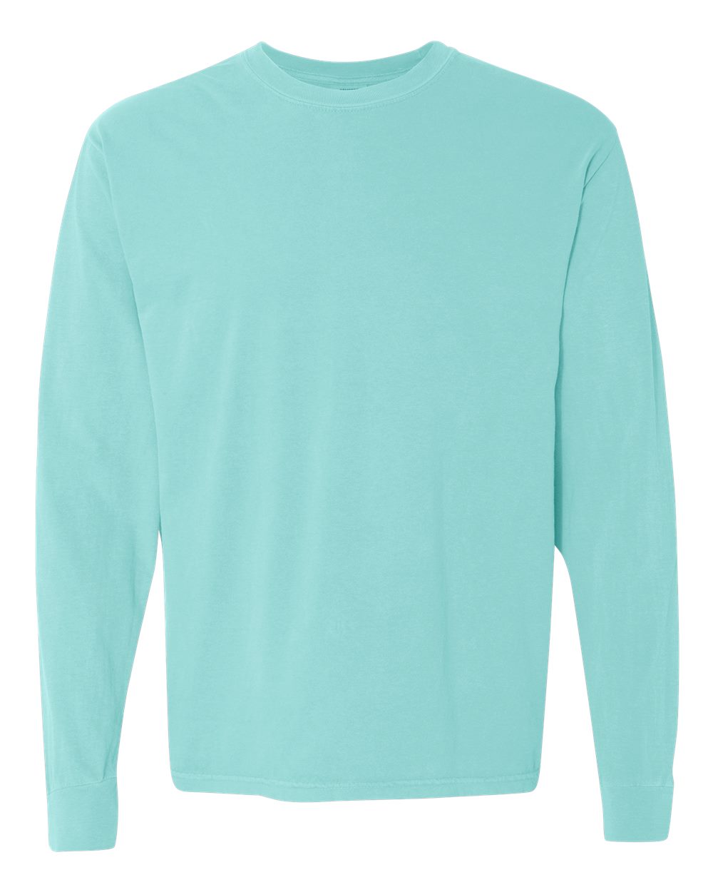 Comfort Colors 6014 Garment-Dyed Long Sleeve T-Shirt in Chalky Mint