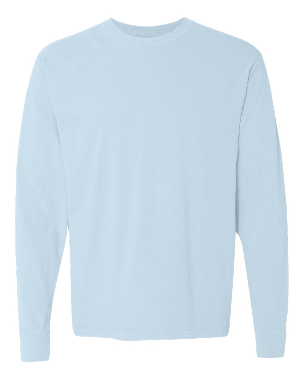 Comfort Colors 6014 Garment-Dyed Long Sleeve T-Shirt in Chambray