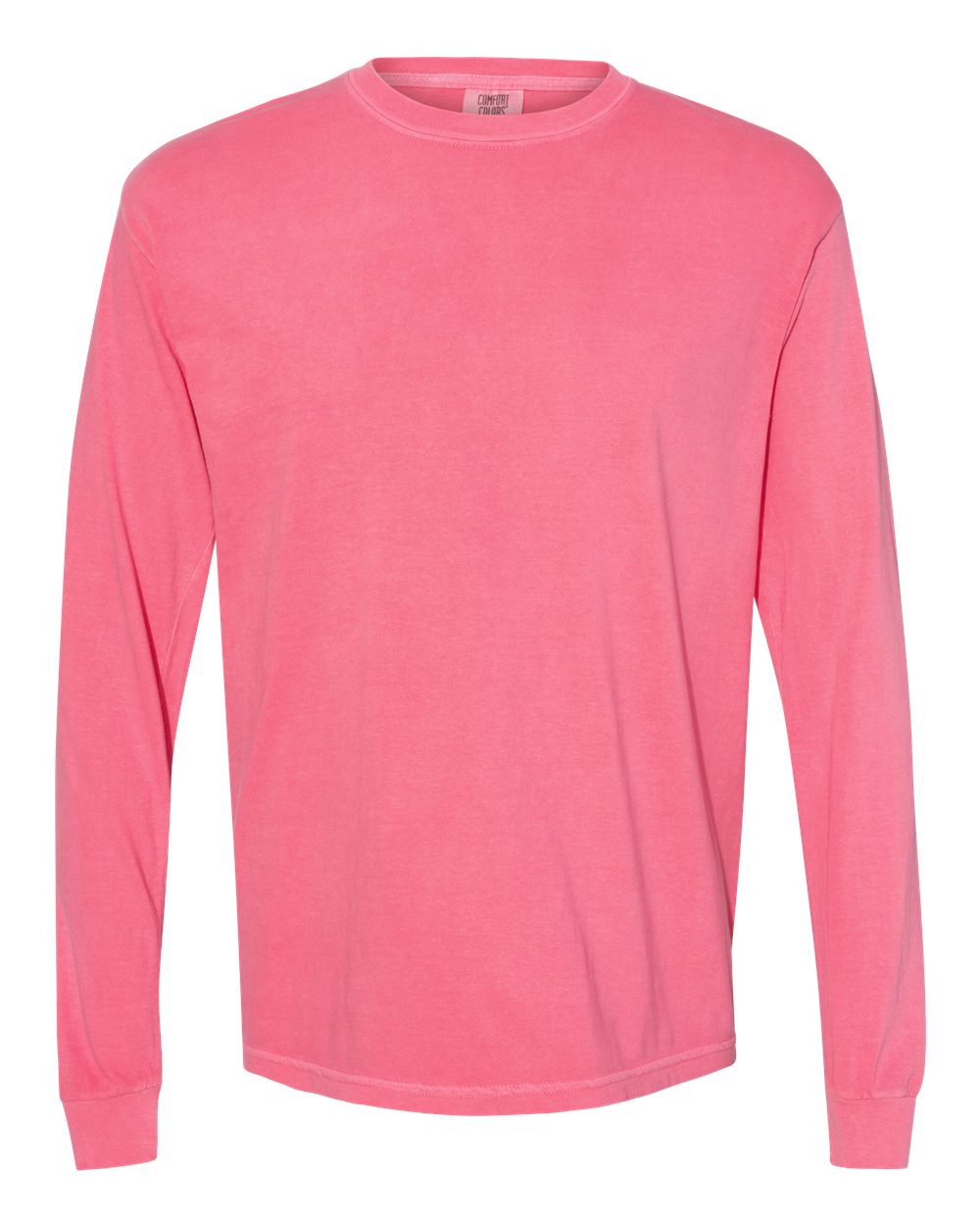 Comfort Colors 6014 Garment-Dyed Long Sleeve T-Shirt in Crunchberry