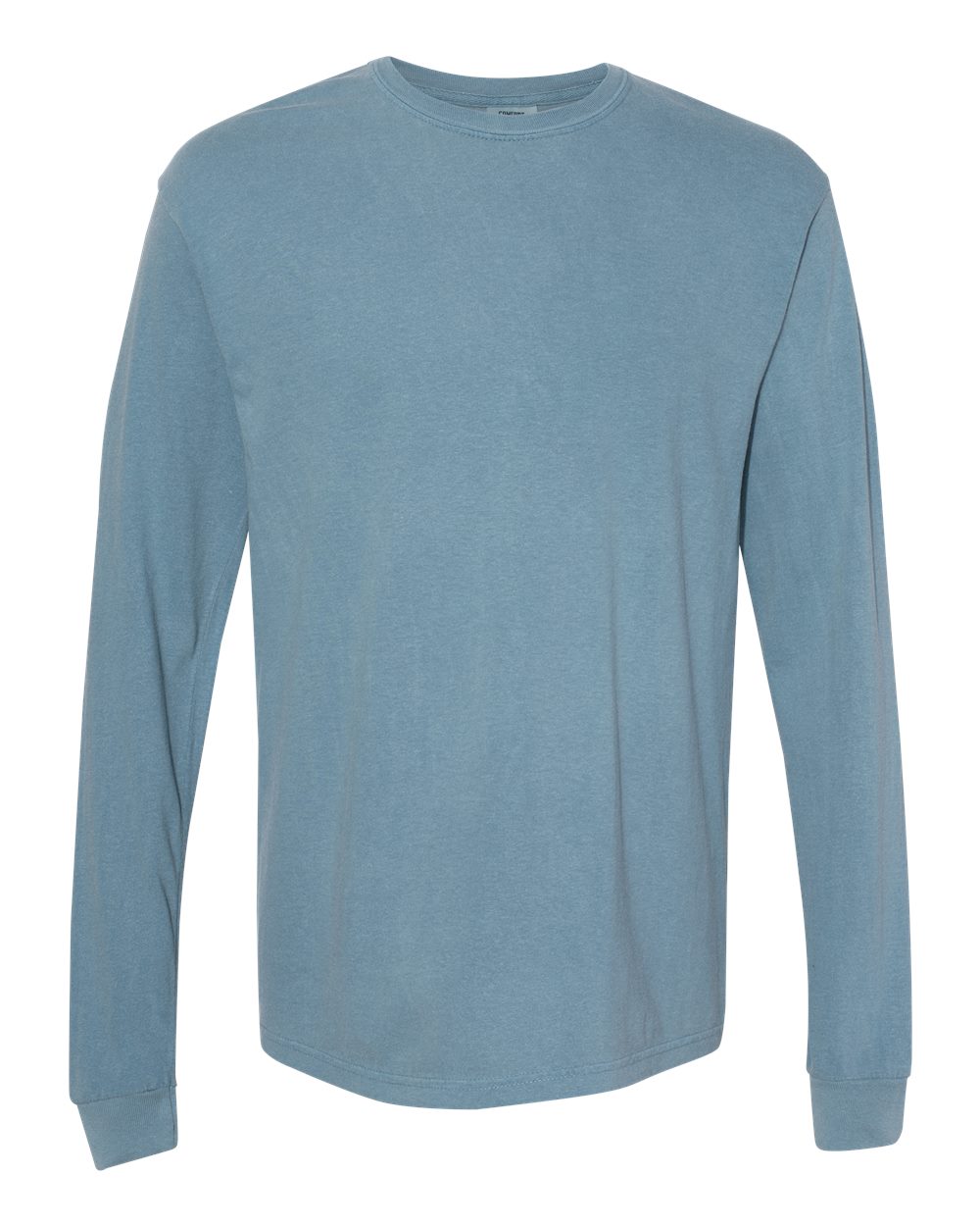 Comfort Colors 6014 Garment-Dyed Long Sleeve T-Shirt in Ice Blue