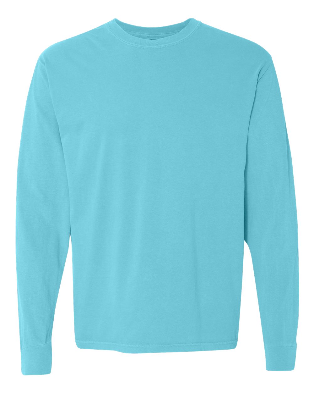 Comfort Colors 6014 Garment-Dyed Long Sleeve T-Shirt in Lagoon