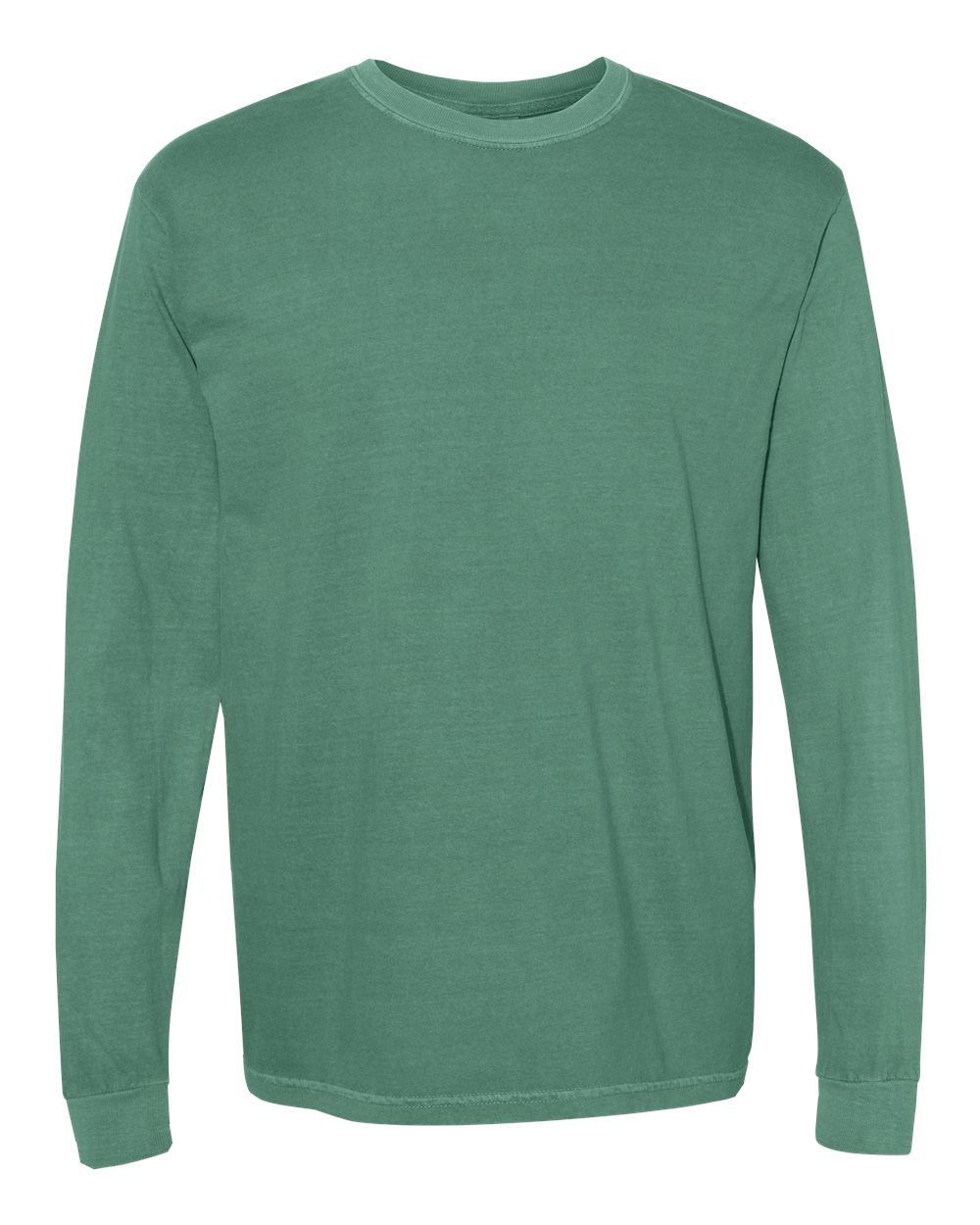 Comfort Colors 6014 Garment-Dyed Long Sleeve T-Shirt in Light Green