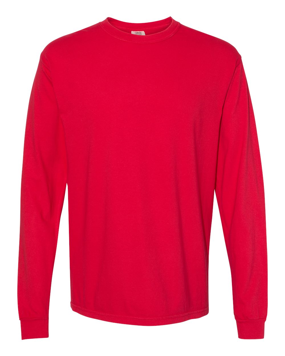 Comfort Colors 6014 Garment-Dyed Long Sleeve T-Shirt in Red
