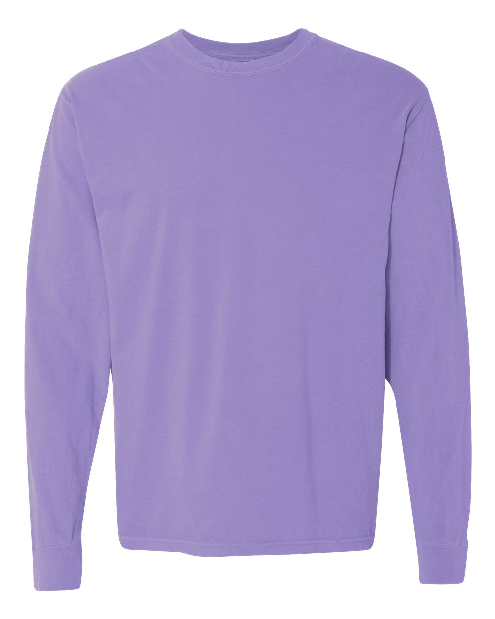 Comfort Colors 6014 Garment-Dyed Long Sleeve T-Shirt in Violet