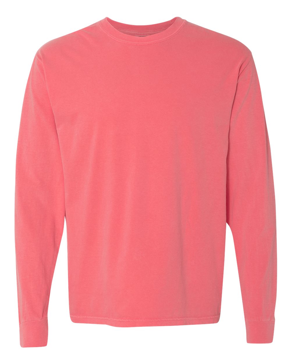 Comfort Colors 6014 Garment-Dyed Long Sleeve T-Shirt in Watermelon