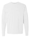 Comfort Colors 6014 Garment-Dyed Long Sleeve T-Shirt in White