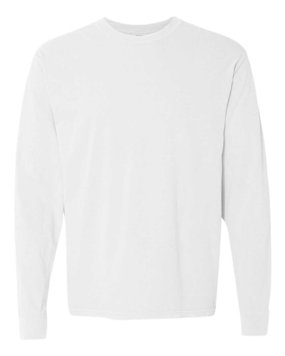 Comfort Colors 6014 Garment-Dyed Long Sleeve T-Shirt in White