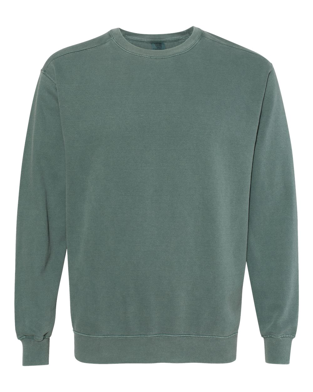 Comfort Colors Garment-Dyed Crewneck Sweatshirt 1566 in Blue Spruce