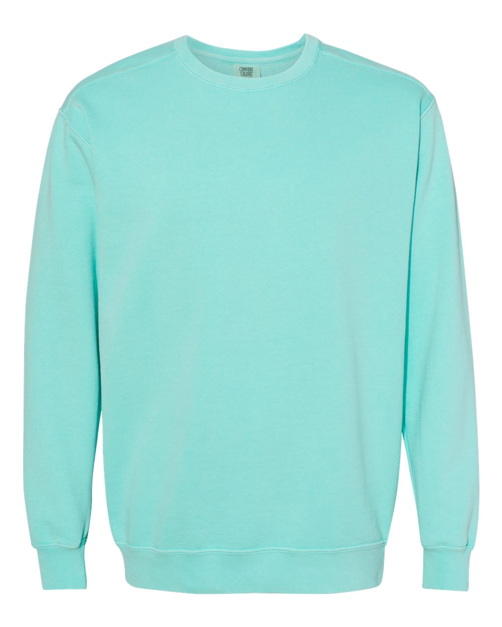Comfort Colors Garment-Dyed Crewneck Sweatshirt 1566 in Chalky Mint