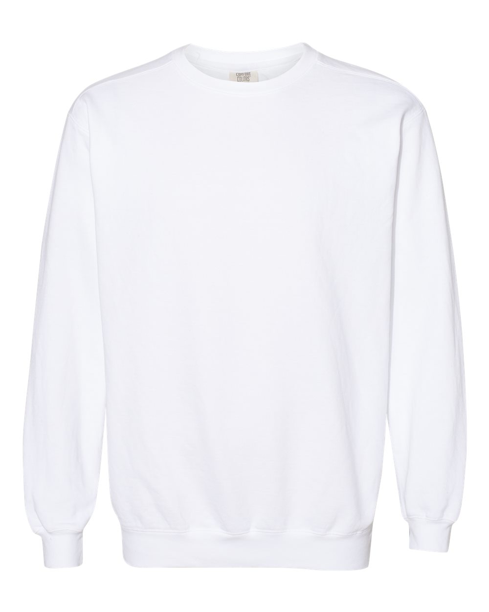 Comfort Colors Garment-Dyed Crewneck Sweatshirt 1566 in White