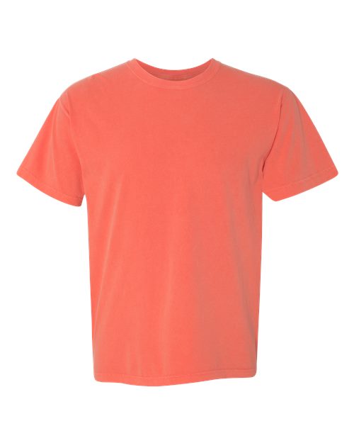 Comfort Colors 1717 Garment-Dyed Heavyweight T-Shirt in Bright Salmon