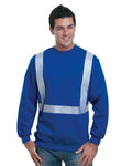 Bayside 3792 USA-Made Crewneck Sweatshirt - Ash