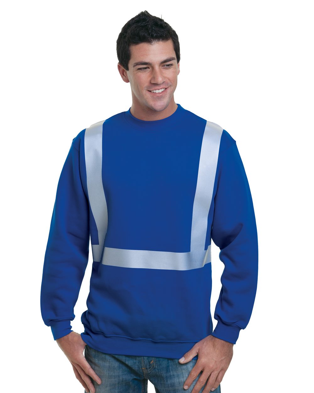 Bayside 3792 USA-Made Crewneck Sweatshirt - Ash