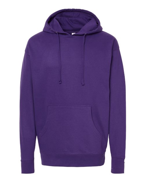 Independent Trading SS4500 Midweight Hooded Sweatshirt in Purple
