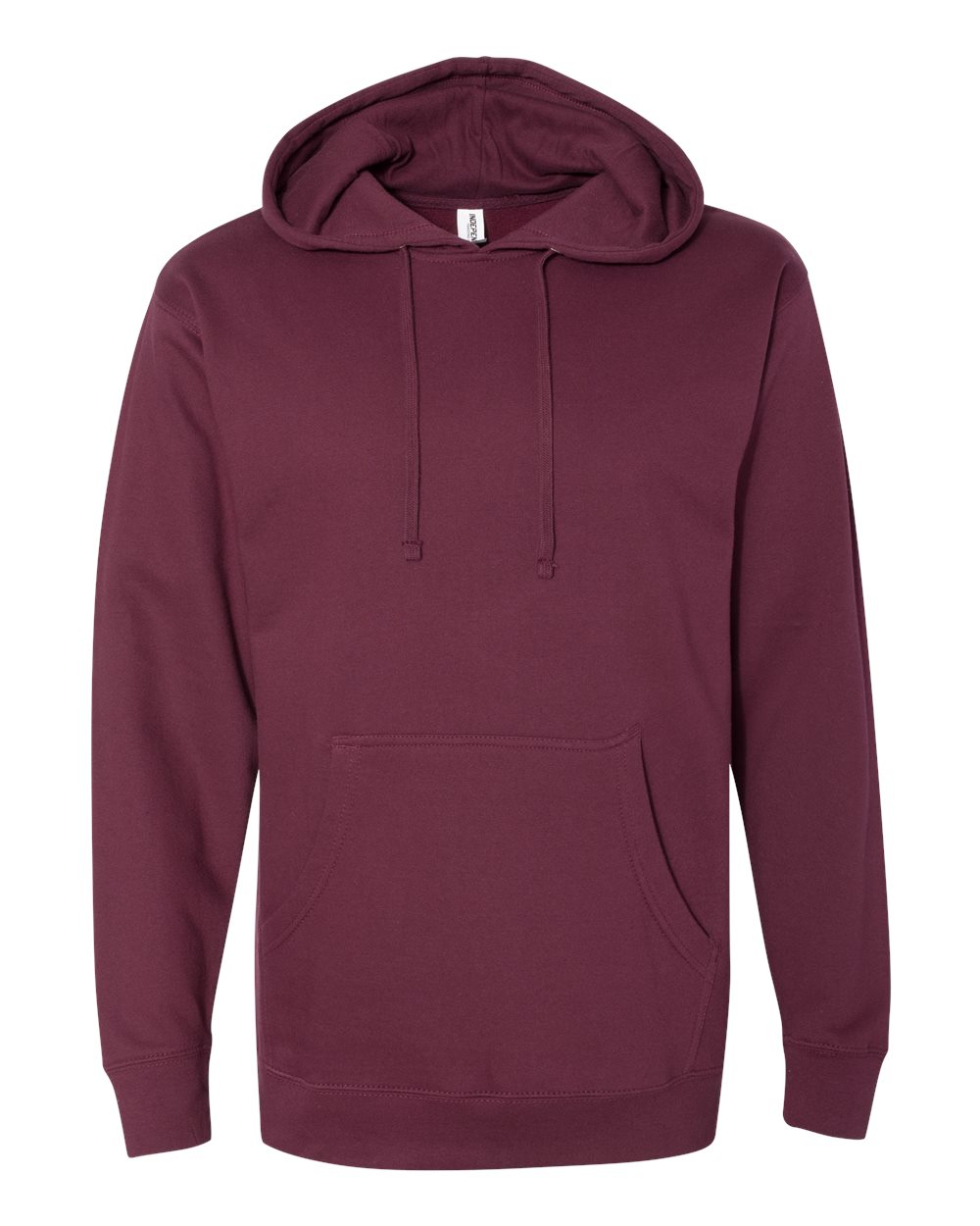Independent Trading Co. Midweight Hooded Sweatshirt SS4500 in Maroon