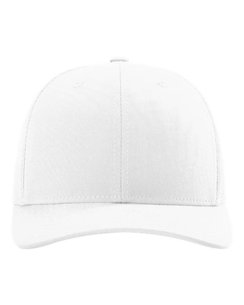 Richardson 112 Snapback Trucker Cap in White