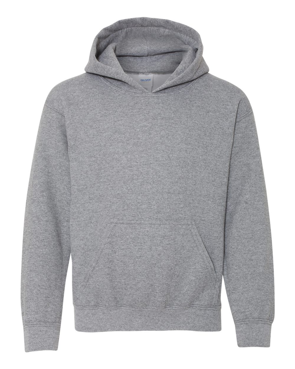 Gildan Youth Heavy Blend Hooded Sweatshirt 18500B in Graphite Heather