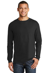 Hanes  Beefy-T  -  100% Cotton Long Sleeve T-Shirt.  5186
