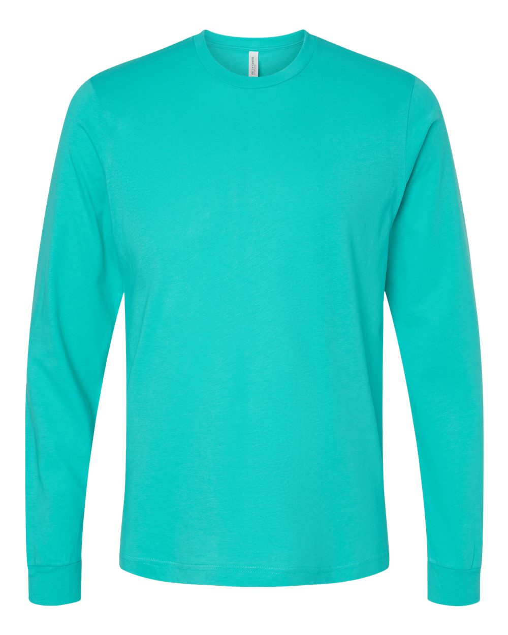 BELLA+CANVAS 3501 Jersey Long Sleeve T-Shirt in Teal
