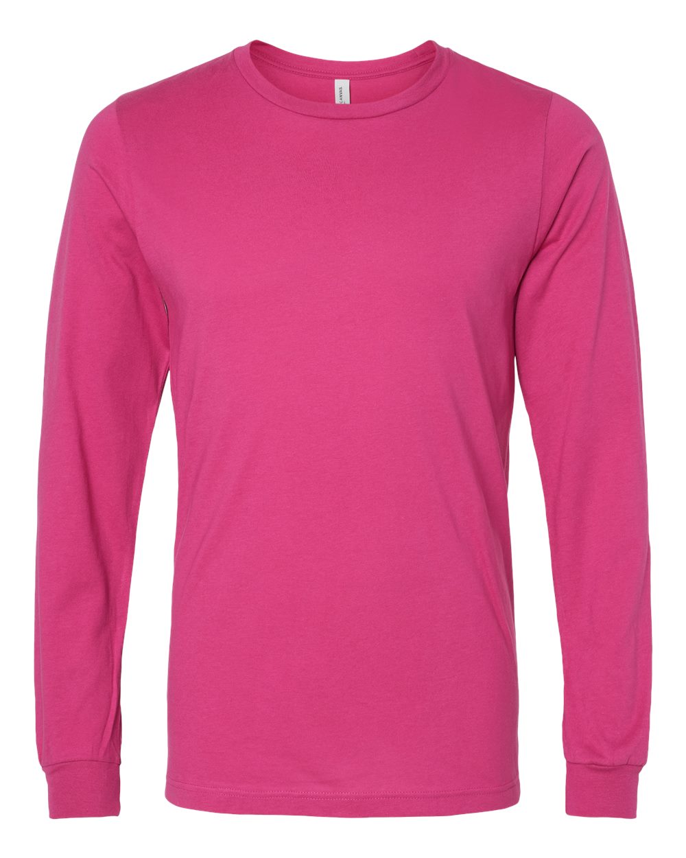 BELLA+CANVAS 3501 Jersey Long Sleeve T-Shirt in Berry