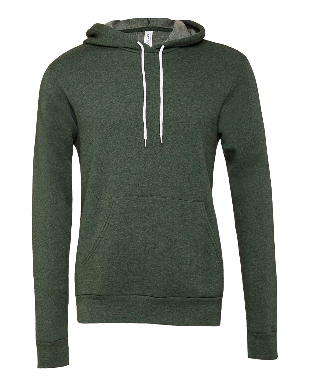 BELLA+CANVAS Sponge Fleece Pullover Hoodie 3719 in Heather Forest