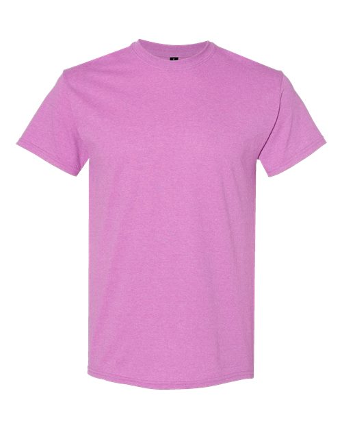 Gildan 5000 Heavy Cotton T-Shirt in Heather Radiant Orchid
