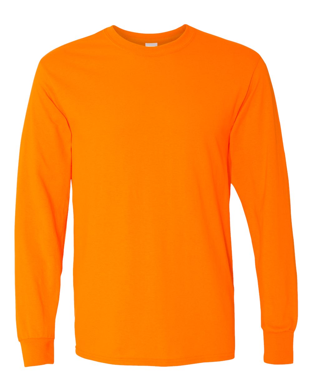 Gildan 5400 Heavy Cotton Long Sleeve T-Shirt in Safety Orange