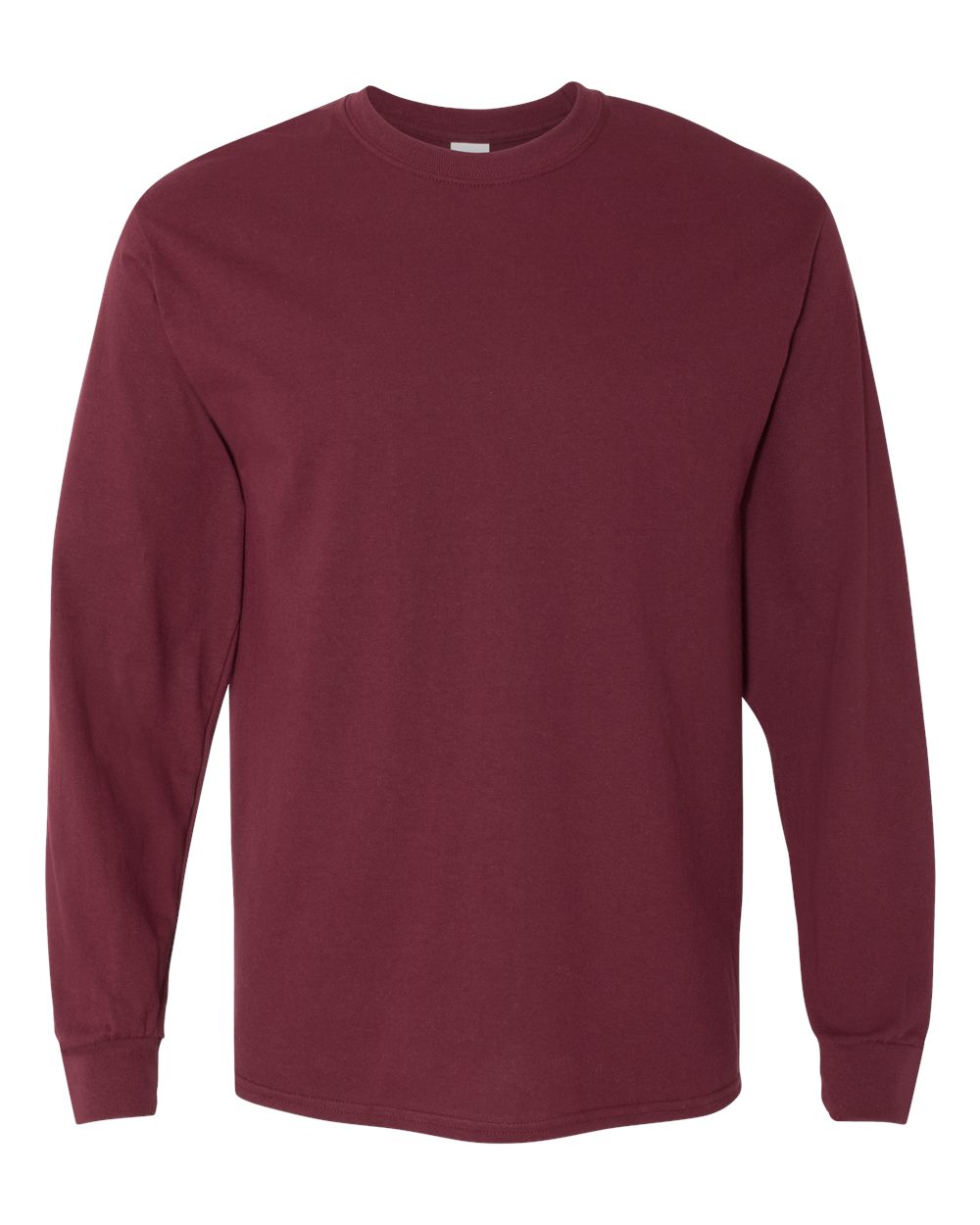 Gildan 5400 Heavy Cotton Long Sleeve T-Shirt in Maroon