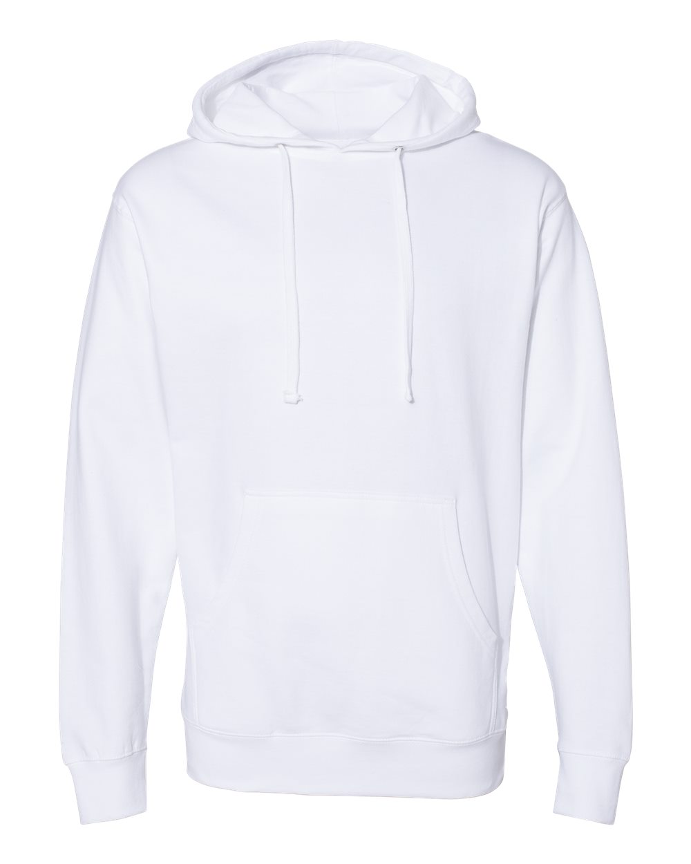 Independent Trading Co. Midweight Hooded Sweatshirt SS4500 in White