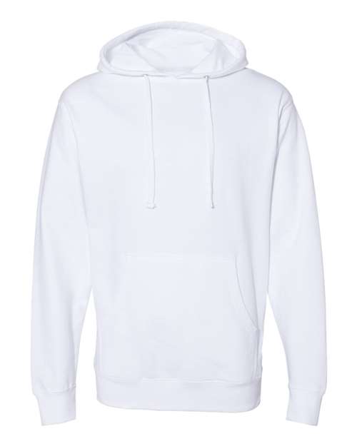 Independent Trading SS4500 Midweight Hooded Sweatshirt in White
