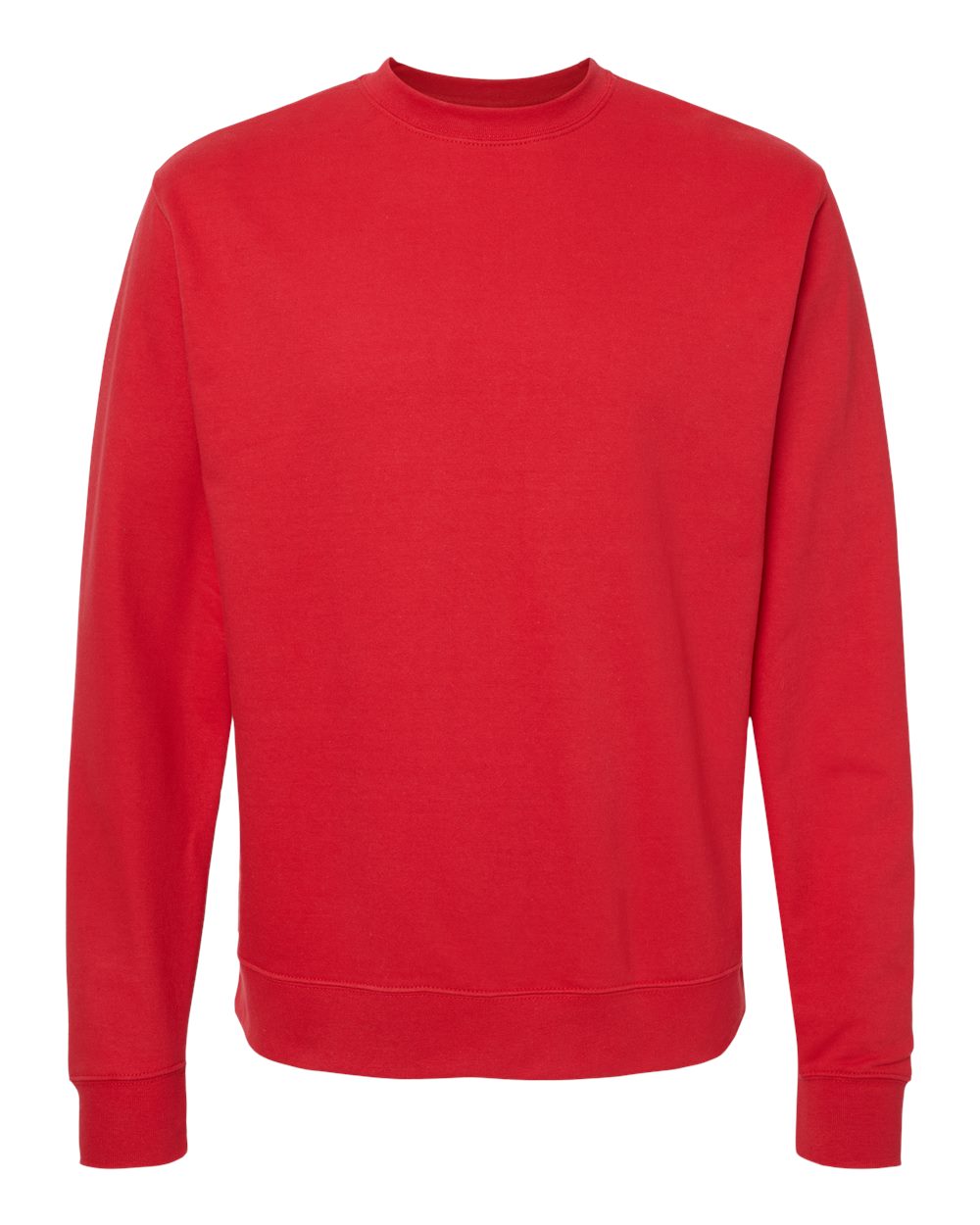 Independent Trading Co. Midweight Crewneck Sweatshirt SS3000 in Red
