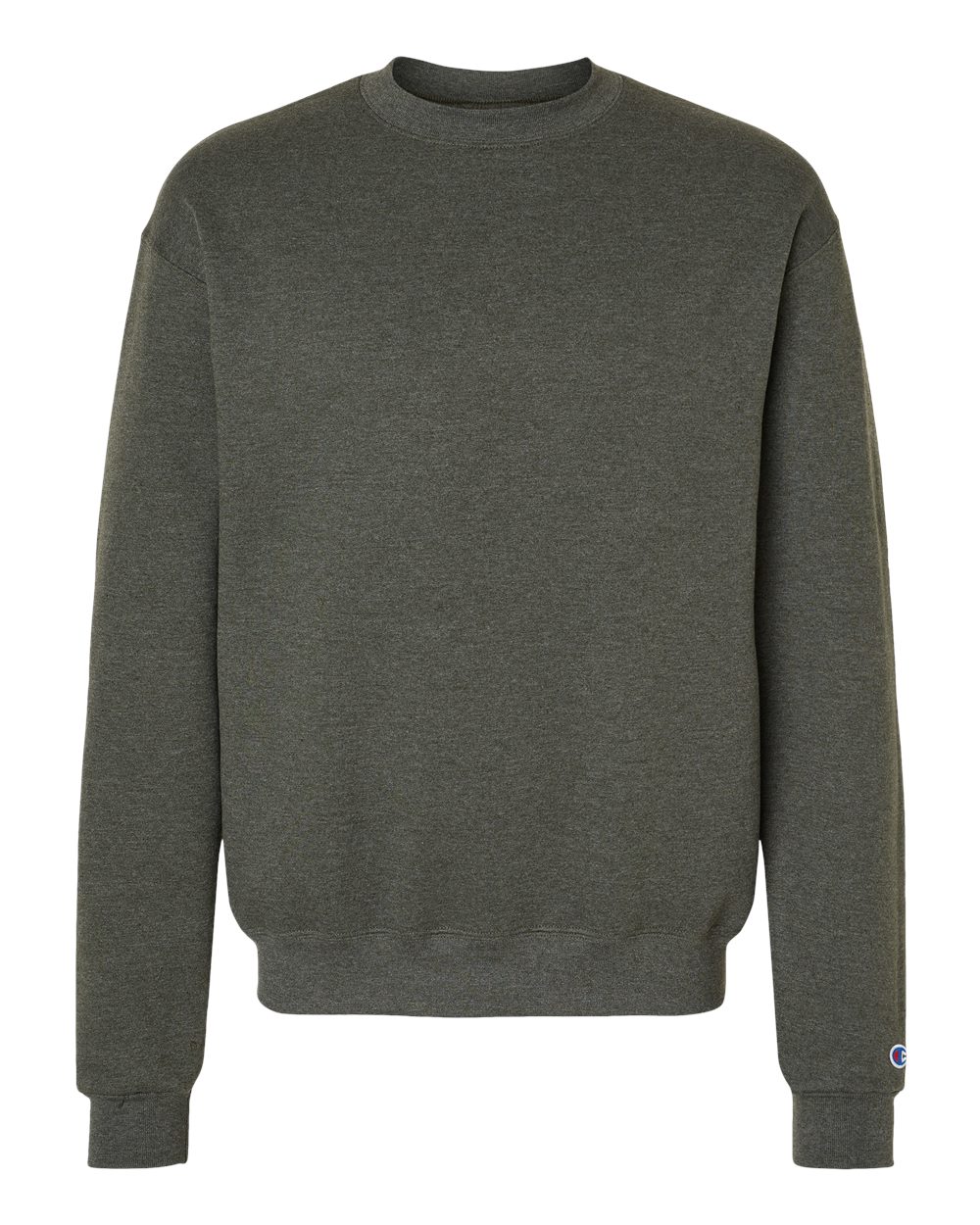 Champion Powerblend Crewneck Sweatshirt S600 in Dark Green Heather