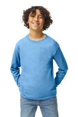 Gildan  Youth Heavy Cotton  100% Cotton Long Sleeve T-Shirt. 5400B