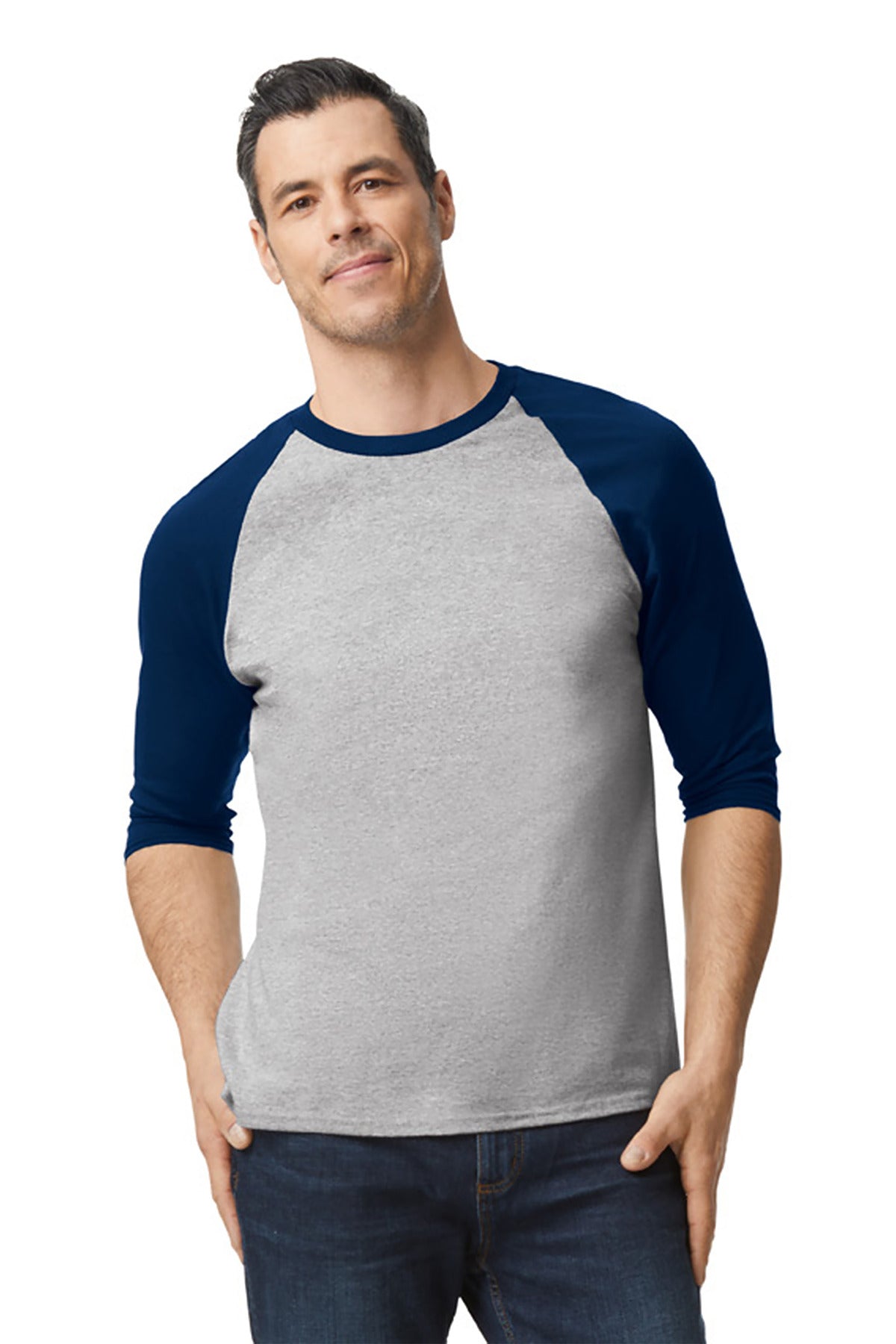 Gildan  Heavy Cotton&#8482; 3/4-Sleeve Raglan T-Shirt. 5700