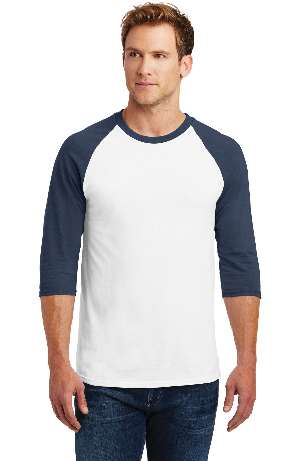 Gildan  Heavy Cotton&#8482; 3/4-Sleeve Raglan T-Shirt. 5700