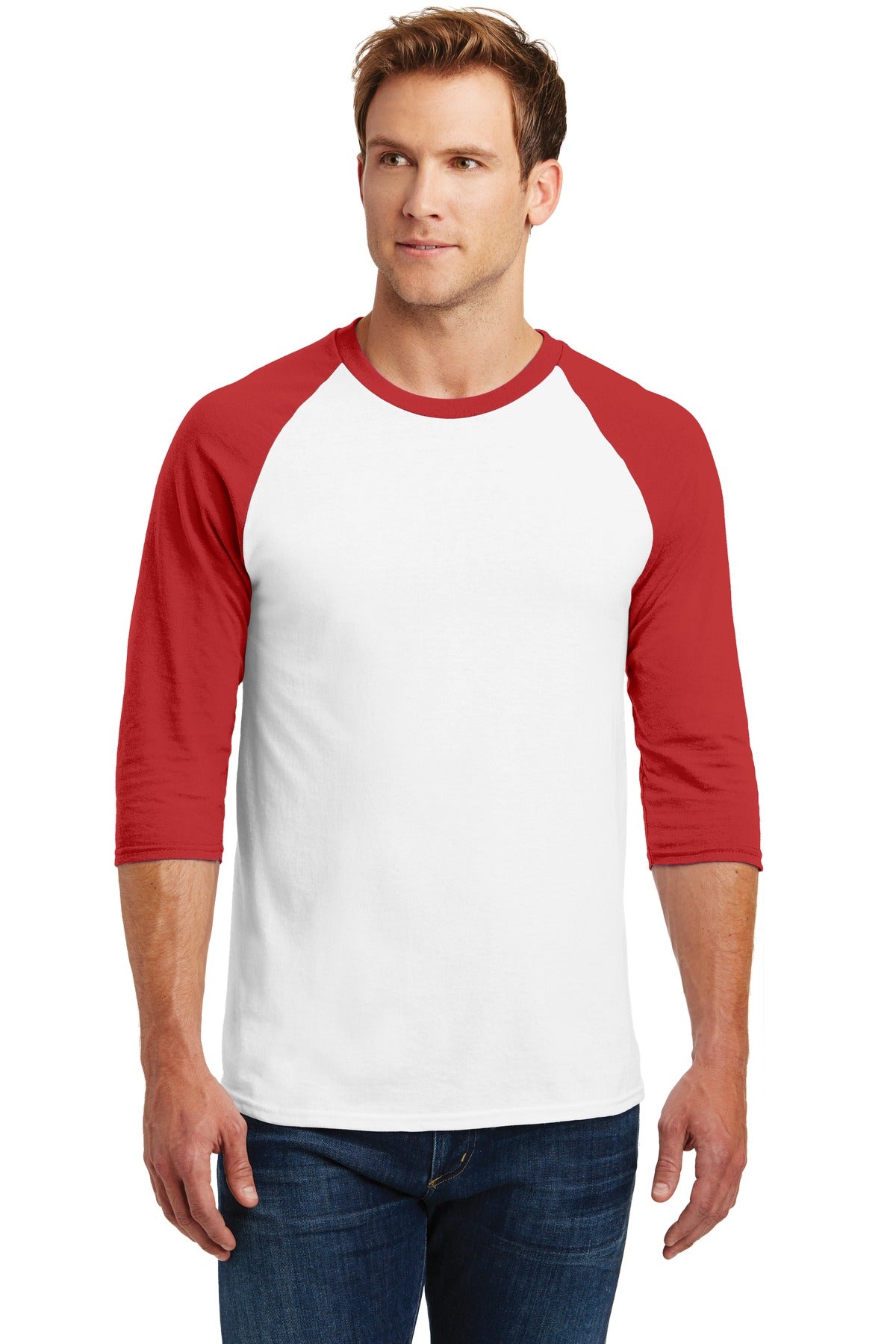 Gildan  Heavy Cotton&#8482; 3/4-Sleeve Raglan T-Shirt. 5700