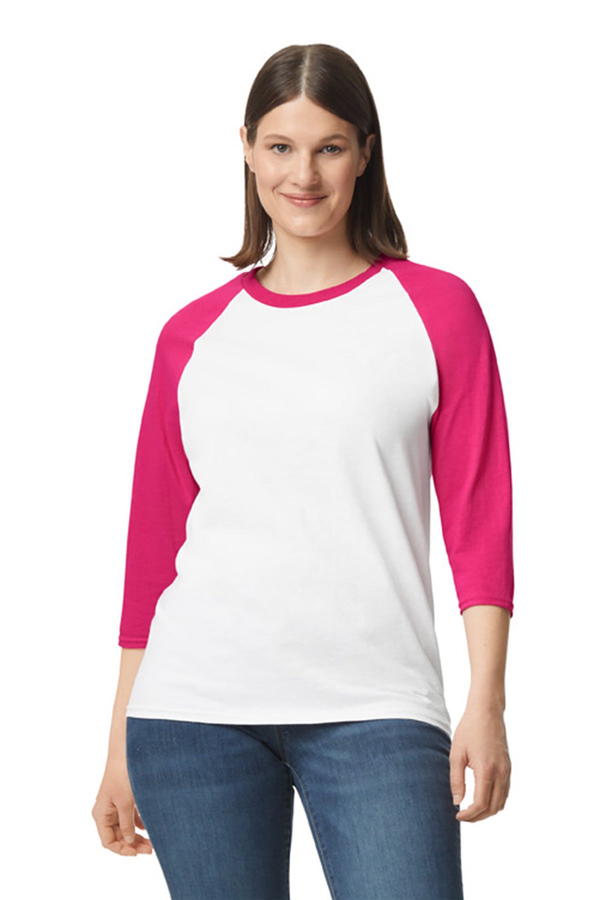 Gildan  Heavy Cotton&#8482; 3/4-Sleeve Raglan T-Shirt. 5700