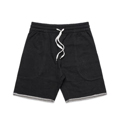 TRACK SHORTS BLACK HEATHER SMALL