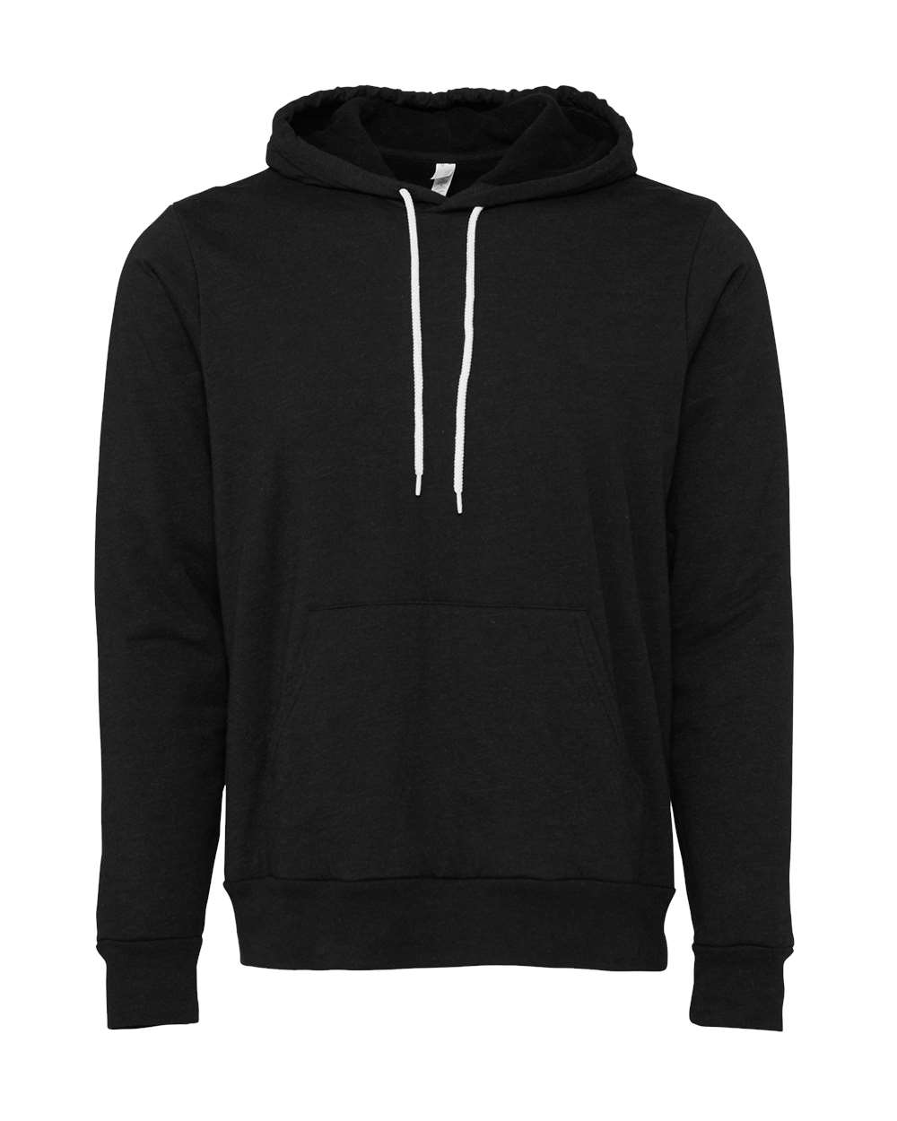 BELLA+CANVAS Sponge Fleece Pullover Hoodie 3719 in Black Heather