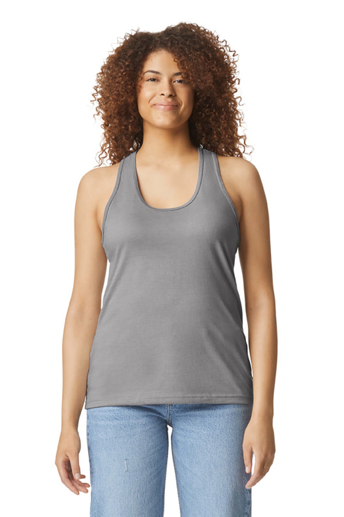 Gildan  Softstyle  Women's CVC Racerback Tank 64220LCVC