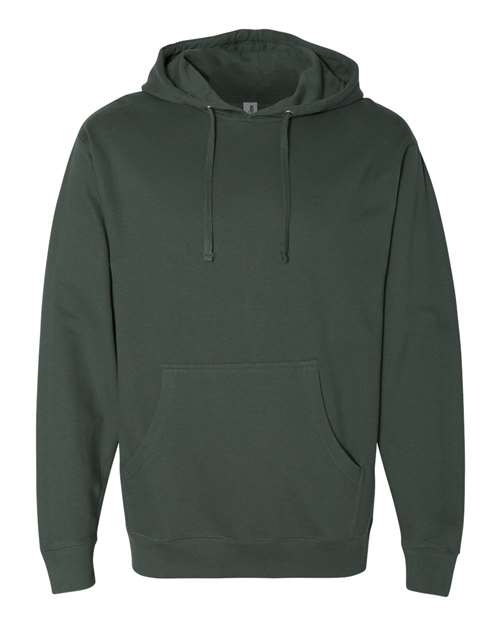 Independent Trading SS4500 Midweight Hooded Sweatshirt in Alpine Green